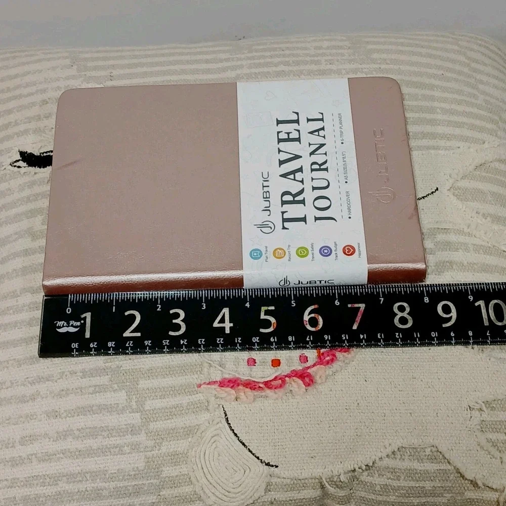 Travel Journal A5 Rose‎ Gold Faux Leather Sealed Wanderlust Vacation RV Planner